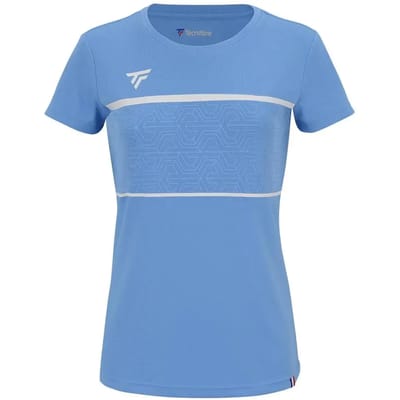 Tennisshirt Tecnifibre Women Team Tech Azur-S