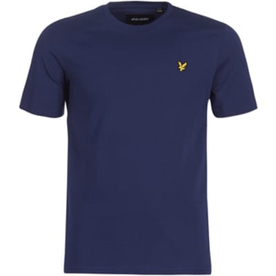Lyle & Scott - Heren Tee SS Plain T-Shirt - Blauw - Maat M