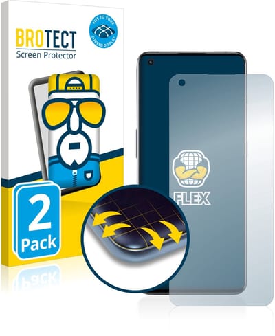 BROTECT - Screenprotector voor OnePlus 10 Pro 5G - Folie Beschermfolie transparant volledig dekking - 2 Stuks