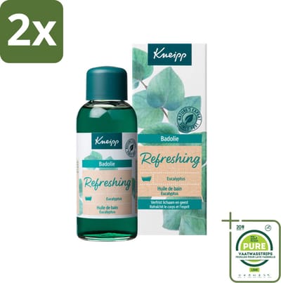 Kneipp - Badolie - Mint Eucalyptus - 100 ml - Voordeelverpakking - 2 stuks - Badproduct - Badolie