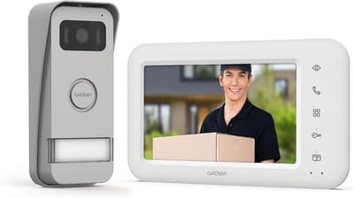 Videofoon - Deurcamera Systeem - Toegang Beheer - App Bediening - 7 inch Scherm - Antraciet