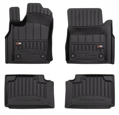 Frogum - No.77 - JEEP Grand Cherokee WK2 2010-2016 - Automatten set - 3D Bakmatten - TPE Rubber - 6 cm Rand