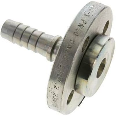 19x33 mm Verzinkt Stalen Slangpilaar met Draaibare Flensverbinding PN 10/16/25/40 DIN EN 14423 / DIN 2826