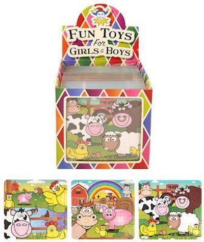 Henbrandt Boerderij Dieren Puzzel - Uitdeelcadeautjes & Traktatie - 108 stuks