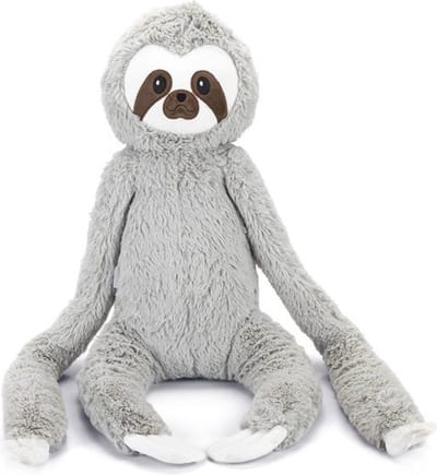 Beeztees Hondenknuffel Luiaard Mees - Hondenspeelgoed - Pluche - XL - 80x30x16 cm
