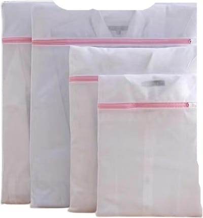 Waszakken Set - Beschermende Netzakken - Kleding Beschermen - Anti-vervorming Gaas - 9 Delig - Wit