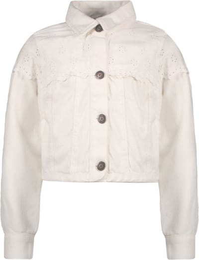 Like Flo F402-5365 Meisjes Jas - Off white - Maat 122