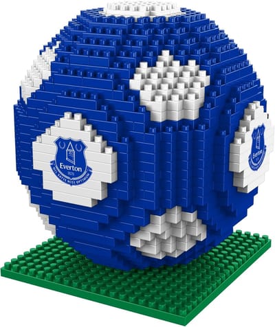Bouwset Voetbal - 3D Puzzel - Hobby Project - Officieel Team Logo - 10x9x9 cm