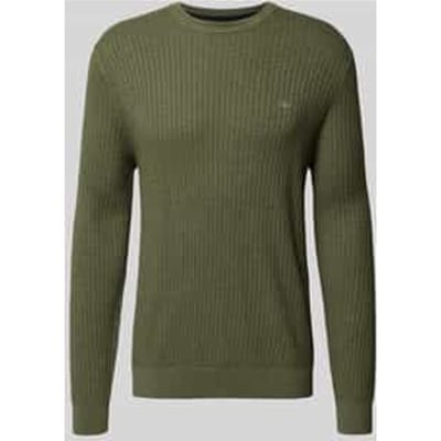 Gebreide pullover met labeldetail