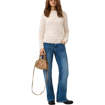 s.Oliver Qs Pullovers Offwhite Maat: S | Sweaters Outlet | Dames | Beige