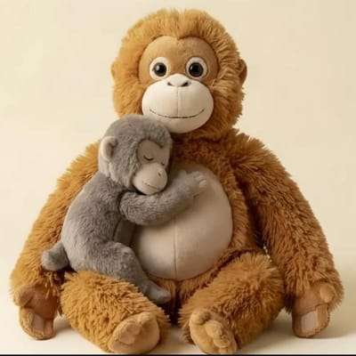 Op Voorraad Punch Monkey Pluche Pop Schattig Anime Randapparatuur Speelgoed Verjaardag Kerstcadeau brown