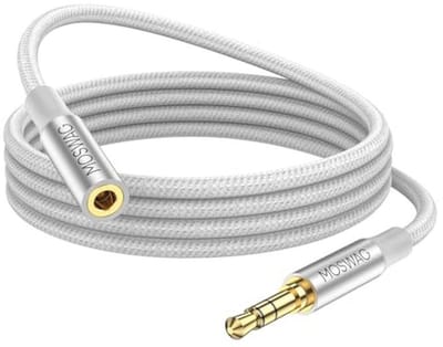 3M 3,5 mm Audio Verlengkabel Man-Vrouw - Stereo Audio Adapters voor Autoradio en Hoofdtelefoons