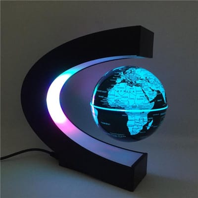 Zwevende Lamp Wereldbol Wereldkaart Bol Lampen Bol Gloed Magnetische Zweving Led Nachtlampje Zwevende Wereld Aardse Nieuwigheid Decor AU Plug