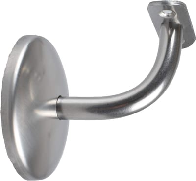 Leuninghouder Roestvrij Staal - Wandconsole Trap - Veiligheid Buiten - Weerbestendig Materiaal - 70mm Diameter - Zilverkleurig