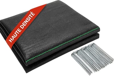 Mulchdoek voor tuin, onkruidbestrijding, 1 x 10 m