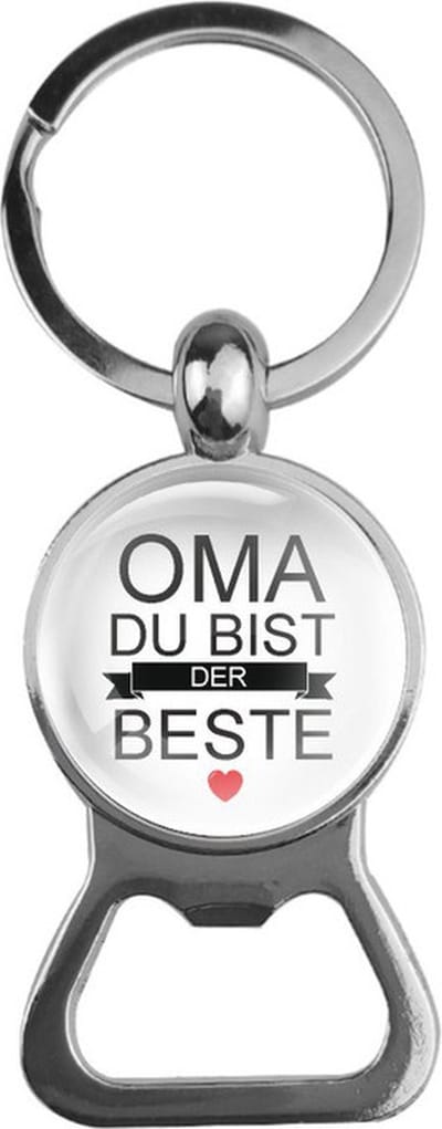 Bieropener Glas - Oma Du Bist Der Beste