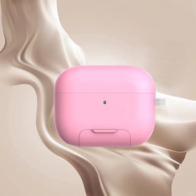 Hoesje voor AirPods Pro - Beschermhoes Opladerhoes - Opladen en Beschermen - Harde Siliconen Constructie - 2e Generatie - Roze