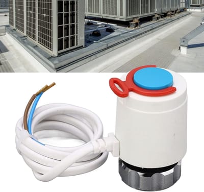 Thermostatische Radiatorkraan - Radiatorknop Elektrisch - Energie Besparen - Dubbele O-ringafdichting - M30x15mm - Wit