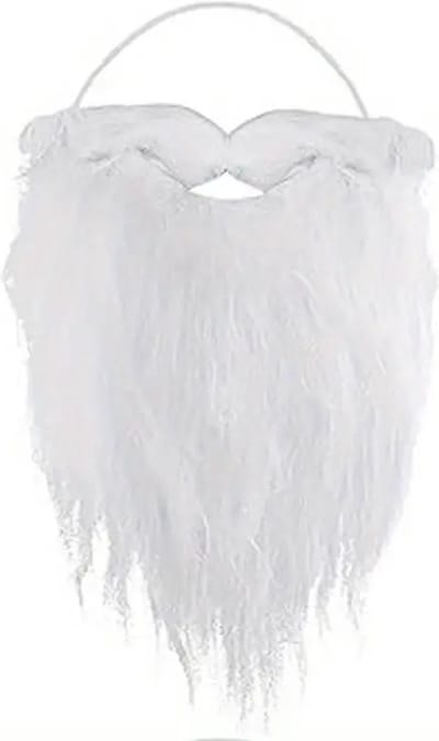 Knaak Kerstman Baard - Verkleden - Gezichtsmasker met Baard - Herbruikbaar - 1 stuk