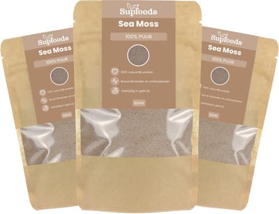 Sea Moss Poeder 100% Puur - 200gram - Van Nature Rijk aan Mineralen - Geschikt voor Sea Moss Gel en Recepten - Irish Moss of Zeewier Poeder - Seamoss
