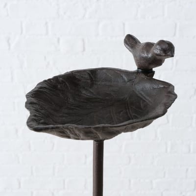 Boltze - Bird Bowl - Vogel drinkbak - Waterschaal - Vogelbad - Gietijzer - Vogels - 20x14cm