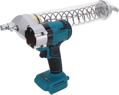 Elektrische Vetspuit - Vetpistool Batterij - Machine Smeren - 12000 PSI Druk - 224 kg - Grijs