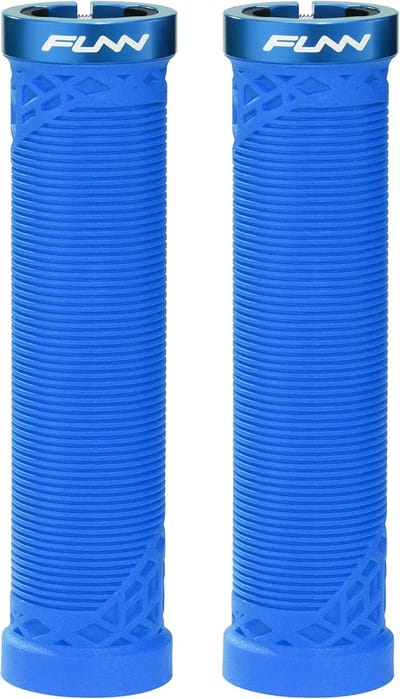 Fiets handvatten - Stuur grips - Comfortabel fietsen - Single lock-on klem - 22.2 mm - Blauw