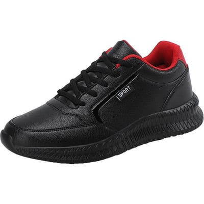 Chaussures Classiques Légères Confortables Imperméables Antidérapantes Absorbant les Chocs Faciles Souples Pliables Respirantes pour Hommes Grande Taille 47 black