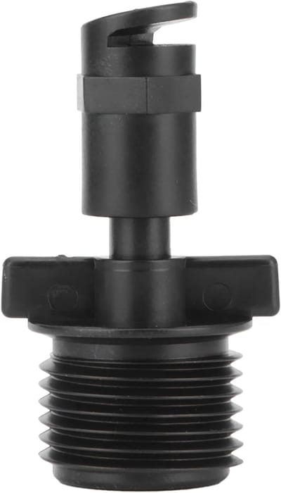 30 Stuks 180° Spraykoppen met G1/2 Draad voor Tuinirrigatie en Koeling, Ideaal voor Landbouw en Tuinonderhoud