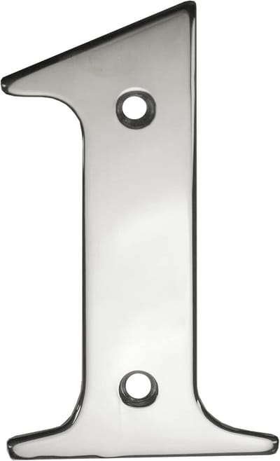 Deurnummer 3 Inch RVS Schraefmontage Voor Deur en Poort
