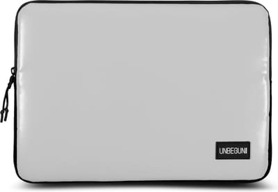 MacBook Pro 16 inch M5 case van gerecycled materiaal - Grijze laptop sleeve/hoes (2026)