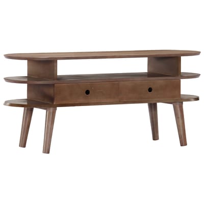 vidaXL - Tv-meubel - 110x35x50 - cm - massief - acaciahout