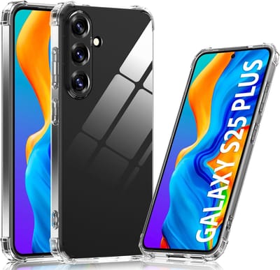 Geschikt voor Samsung Galaxy S25 Plus Back Cover - Schokbestendig & Transparant Hoesje - EPICMOBILE