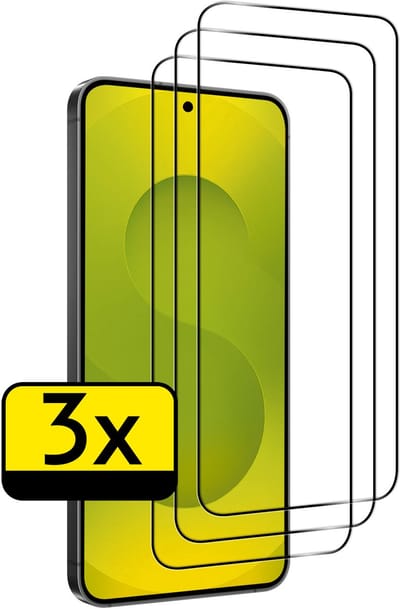 Screenprotector - Geschikt voor Samsung Galaxy S25 Edge - 3 Stuks - Full Cover - Beschermglas - Gehard Glas - Tempered Glass - Screen Protector