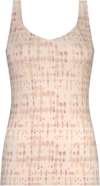 Ten Cate Secrets singlet 2-way powder blush batik voor Dames | Maat S