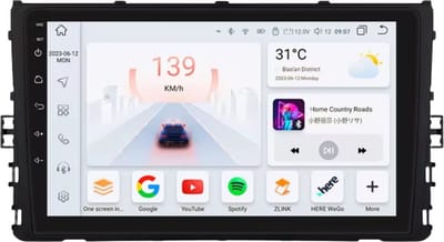 Android Auto Radio - Voor VW Volkswagen MQB Polo Plus, T-Cross, T-Kruis, T-Roc - CarPlay, 4G, Auto Multimedia GPS Navigatie