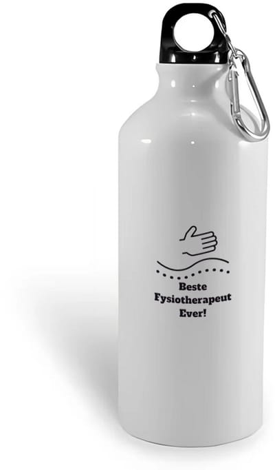 Hacebo® - Beste fysiotherapeut waterfles - Beste fysiotherapeut - therapeut - cadeau - water fles - 400ML