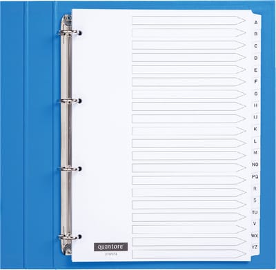 Tabblad quantore 4rings karton a-z wt | 10 stuks