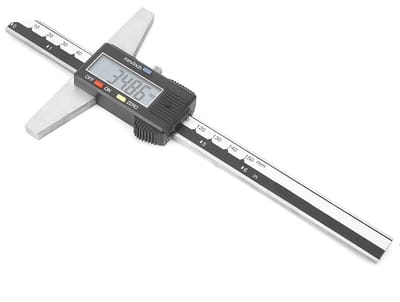 Digitale Dieptemeter 0-150mm 0.01mm Nauwkeurig - LCD Scherm & Inch/Metric Conversie - Roestvrijstaal