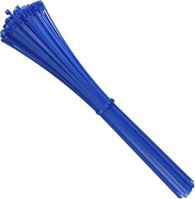 Kabelbinders Herbruikbaar - Tie Wraps - Kabelbeheer Buiten - Extra Sterk Duurzaam - 540mm 100 Stuks - Blauw