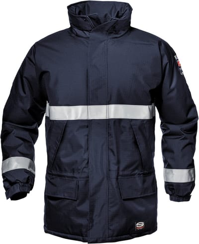 SIR SAFETY MICROLINES Parka Werkjas HEREN Veiligheidsjas Donkerblauw - Waterdicht - Antistatisch - Vlamvertragend