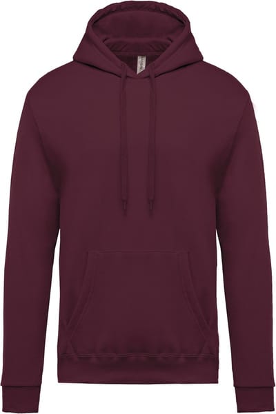 Kariban Herensweater met capuchon K476 - Wine - XS