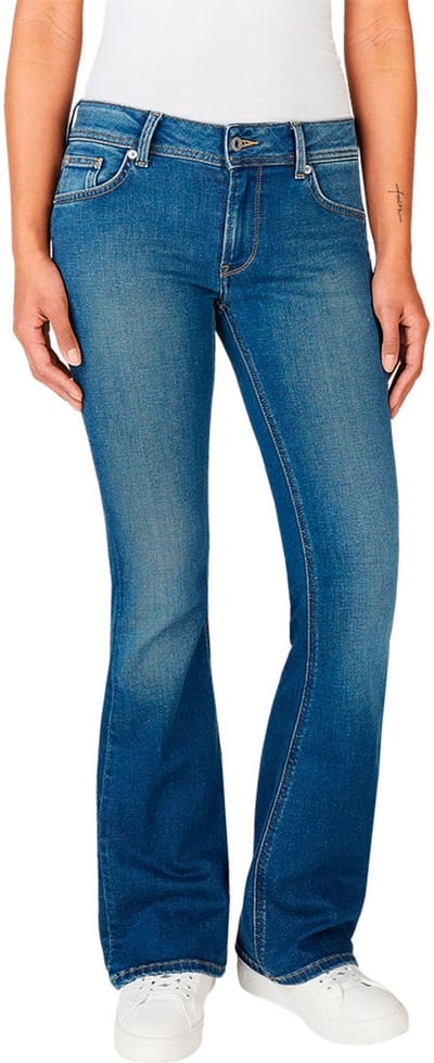 Pepe Jeans Pl204736 Flare Fit Spijkerbroek Blauw 27 / 32 Vrouw