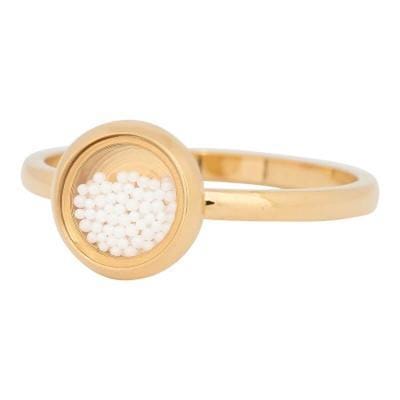 iXXXi Jewelry Vulring 2mm White Balls  - maat 21
