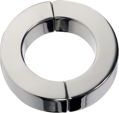 Black Label - Magnetische Scharnierende Cockring - RVS 40 mm