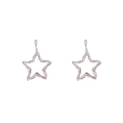 Go Dutch Label Oorknoppen sparkle star Zilver