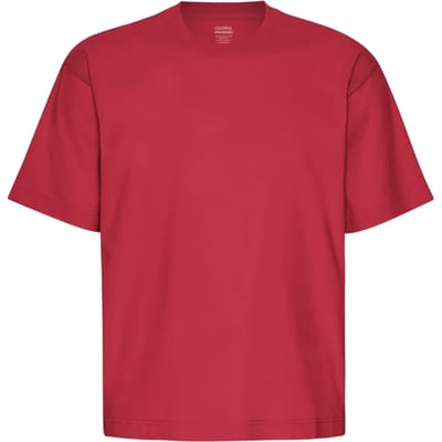 Oversized T-shirt Colorful Standard Organic Scarlet Red
