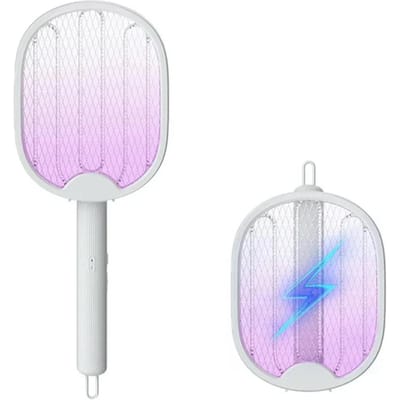 USB Elektrische Vliegenmepper 3000V Muggen Doder Racket Opvouwbaar UV Licht Insectenverdelger Insectenvanger voor Kamperen Thuis Tuin