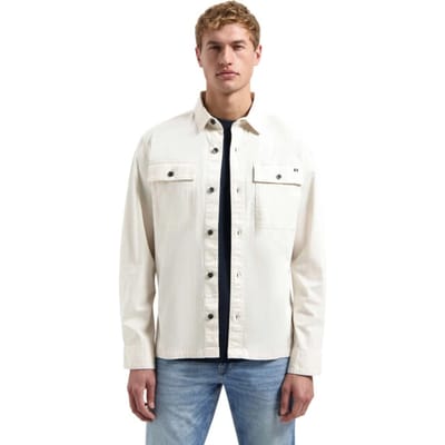 No Excess Overshirt buttons twill stretch kit