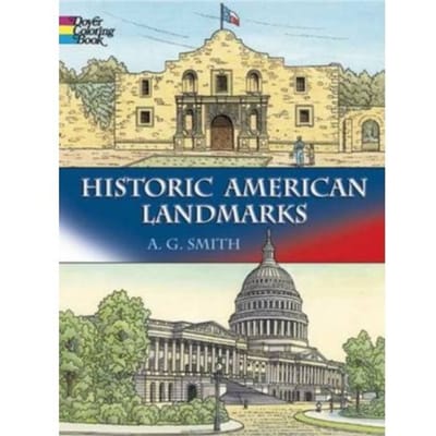 Historic American Landmarks - Dover History Coloring Book - Smith, A G